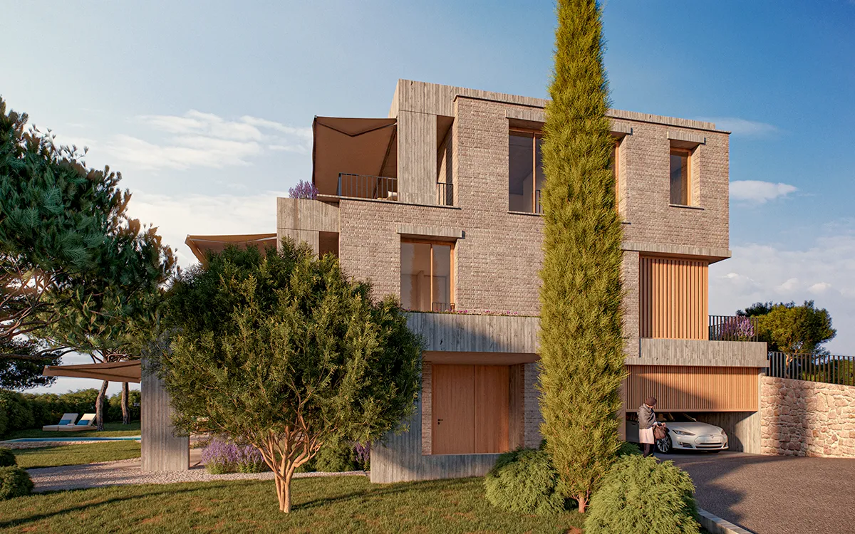 Les Vignes d'Ehden — villas à Anières, Genève